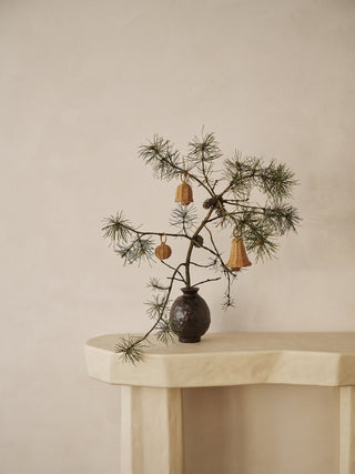 NORDIC.CHRISTMAS - Braided Bell Baubles - Set of 3