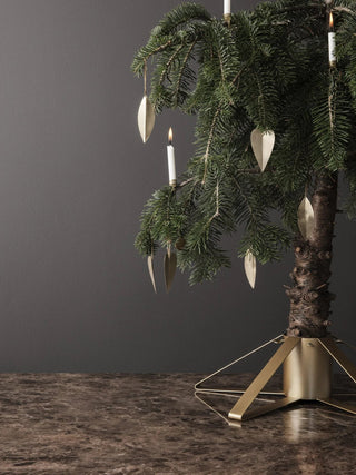 NORDIC.CHRISTMAS - Christmas Tree Foot - Brass