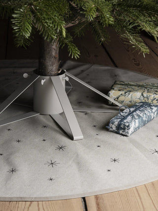 NORDIC.CHRISTMAS - Christmas Tree Foot - Light grey