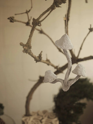 NORDIC.CHRISTMAS - Mushroom Ornament - 3 Caps