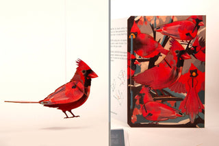 NORDIC.CHRISTMAS - Cardinal 3D decorative greeting card