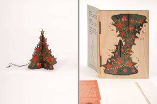 NORDIC.CHRISTMAS - Christmas star 3D deco greeting card