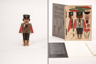 NORDIC.CHRISTMAS - Nutcracker 3D deco greeting card
