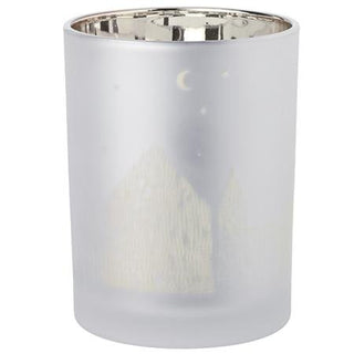 Christmas magic. Highlight. Houses. Large. Silver