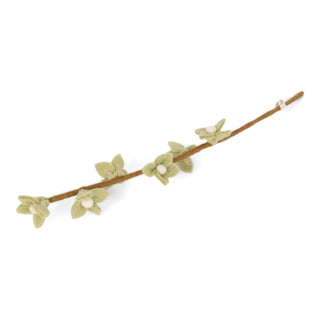 NORDIC.CHRISTMAS - Felt mint green flowers on stalk