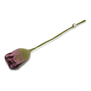 NORDIC.CHRISTMAS - Felt purple Tulip flower