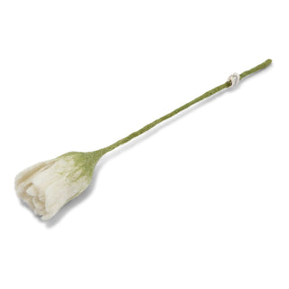 NORDIC.CHRISTMAS - Felt white Tulip flower