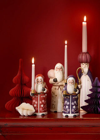 NORDIC.CHRISTMAS - Honeycomb Tree - Spruce H24cm Ruby
