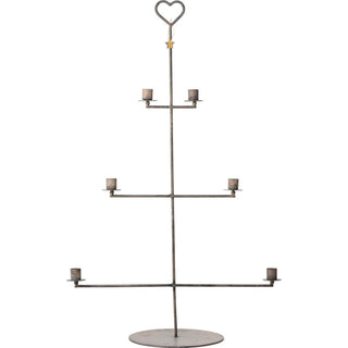 NORDIC.CHRISTMAS - Christmas tree stand with candle holders