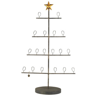 NORDIC.CHRISTMAS - Christmas tree stand with clips to hold cards or ornaments