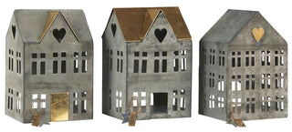 NORDIC.CHRISTMAS - Christmas village houses collection 01 - set of 3