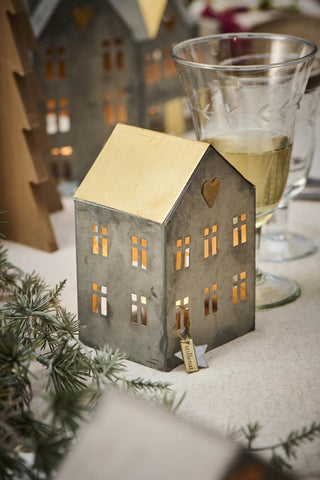 NORDIC.CHRISTMAS - Christmas village houses collection 02 - set of 3