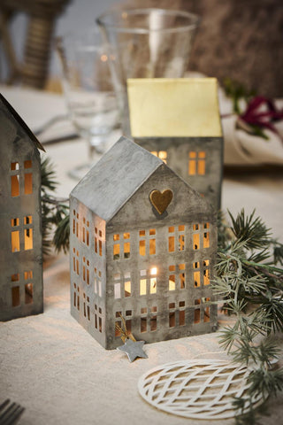 NORDIC.CHRISTMAS - Christmas village houses collection 02 - set of 3