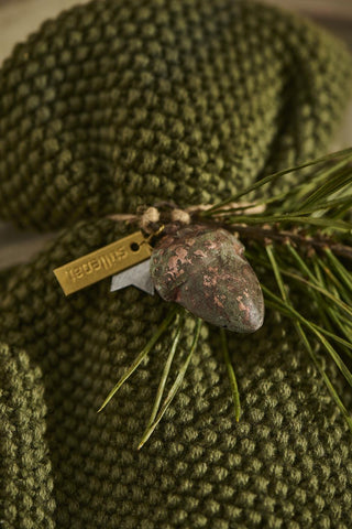 NORDIC.CHRISTMAS - Copper acorn ornament