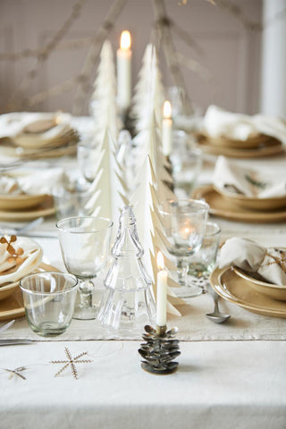 NORDIC.CHRISTMAS - Metal pinecone candle holder for 1.3 cm candles - small