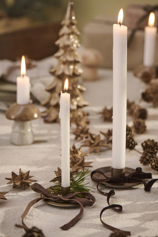 NORDIC.CHRISTMAS - Velvet ribbon - mocca - 10 m