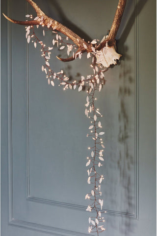 NORDIC.CHRISTMAS - Leaf lighted garland