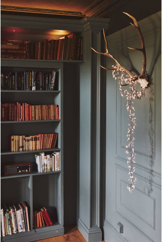 NORDIC.CHRISTMAS - Leaf lighted garland