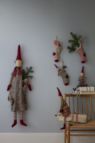 NORDIC.CHRISTMAS - Maileg Christmas stocking - Soft grey