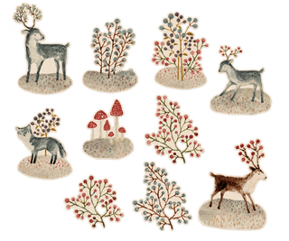 NORDIC.CHRISTMAS - Maileg gift tags, Winter wonderland, set of 20