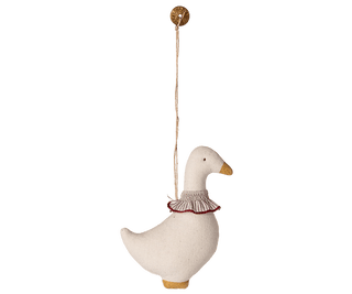 NORDIC.CHRISTMAS - Maileg Fabric goose ornament with collar
