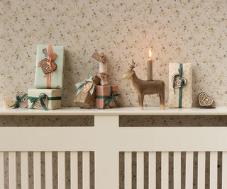NORDIC.CHRISTMAS - Maileg large wooden reindeer candle holder