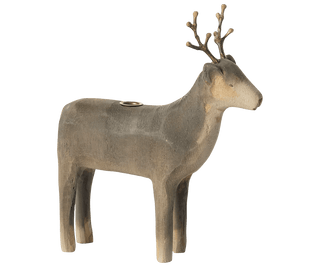 NORDIC.CHRISTMAS - Maileg medium wooden reindeer candle holder