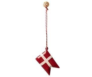NORDIC.CHRISTMAS - Maileg metal ornament, Danish flag