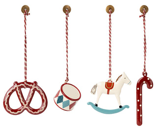 NORDIC.CHRISTMAS - Maileg metal ornament set - Peter's Christmas