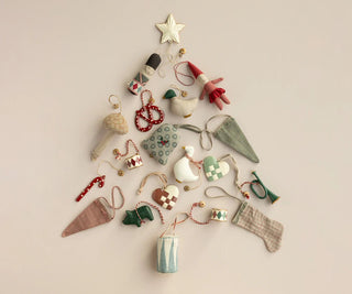 NORDIC.CHRISTMAS - Maileg metal ornament, small drum - red