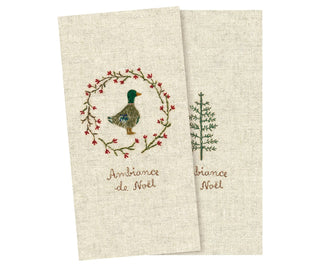 NORDIC.CHRISTMAS - Maileg napkins Ambiance de noël, pack of 16