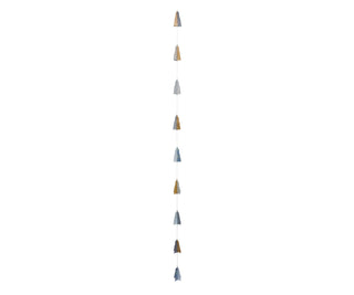 NORDIC.CHRISTMAS - Maileg paper Christmas trees on string, Blue