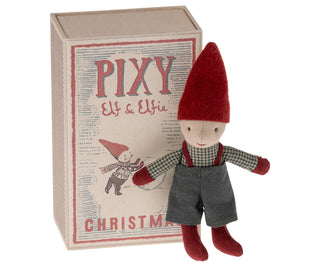 NORDIC.CHRISTMAS - Maileg Pixy Elf in matchbox