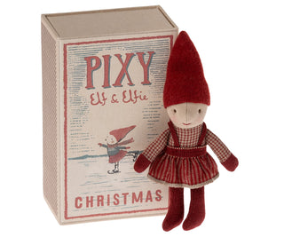 NORDIC.CHRISTMAS - Maileg Pixy Elfie in matchbox