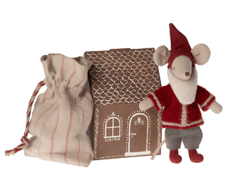 NORDIC.CHRISTMAS - Maileg Santa mouse with box