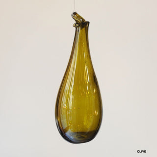 NORDIC.CHRISTMAS - Blown glass treardrop ornament
