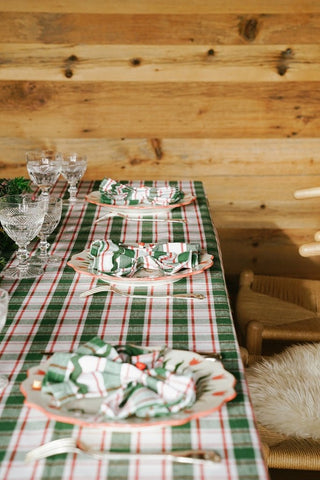 NORDIC.CHRISTMAS - Napkins Klee green - set of 2