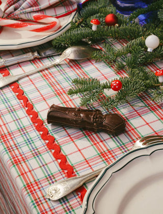NORDIC.CHRISTMAS - Tablecloth Holly Red