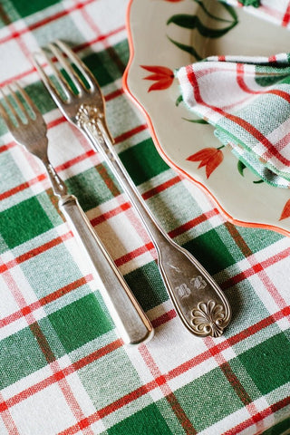 NORDIC.CHRISTMAS - Tablecloth Klee green