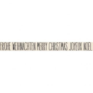 NORDIC.CHRISTMAS - Merry Christmas cotton gift wrapping ribbon