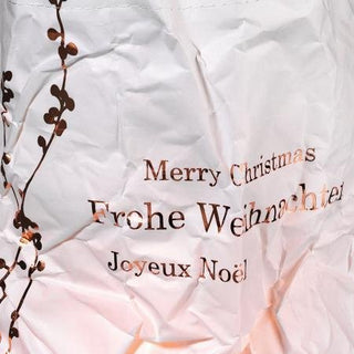 NORDIC.CHRISTMAS - Merry Christmas / Joyeux Noël light bag