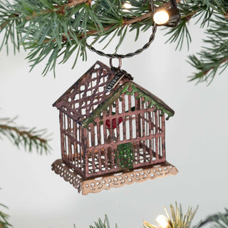 Vintage Metal Birdcage Ornament