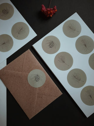 NORDIC.CHRISTMAS - Pine Sticker Set