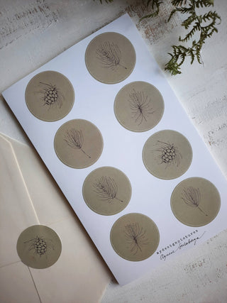 NORDIC.CHRISTMAS - Pine Sticker Set