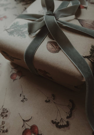 NORDIC.CHRISTMAS - Set Of 3 Pieces Christmas decors kraft gift paper