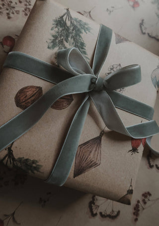 NORDIC.CHRISTMAS - Set Of 3 Pieces Christmas decors kraft gift paper