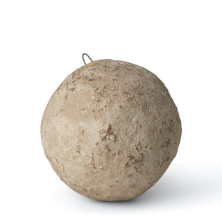 NORDIC.CHRISTMAS - Papier mache bauble, large mocha
