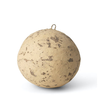 NORDIC.CHRISTMAS - Papier mache bauble, large sand