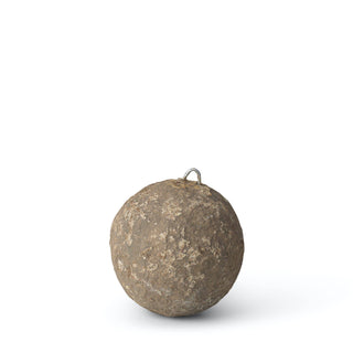 NORDIC.CHRISTMAS - Papier mache bauble, small mocha