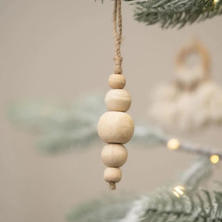 NORDIC.CHRISTMAS - Odin wooden beaded ornament
